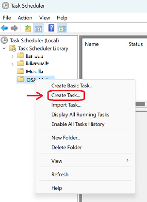 Task Scheduler New Task